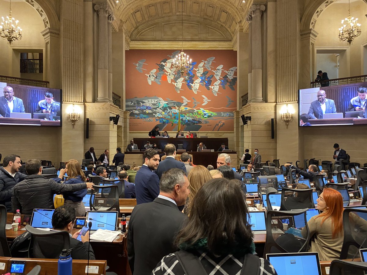 ErinRMcMenamin's tweet photo. Fantastic first day of IRI’s @house_democracy #TechTAC with the #Colombian House. Discussing how to make #technology serve #citizens. #democracy #DigitalTransformation #congress https://t.co/top1ZvY1YA