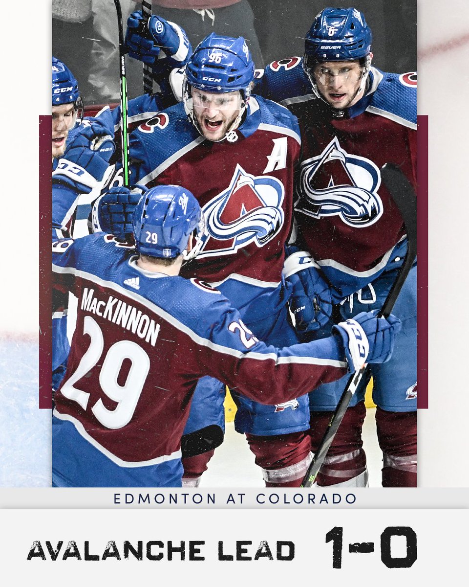 The Avalanche pile up the goals and take Game 1 at home 🏠‼️

Eight goals ties Colorado’s most in a game in team postseason history!