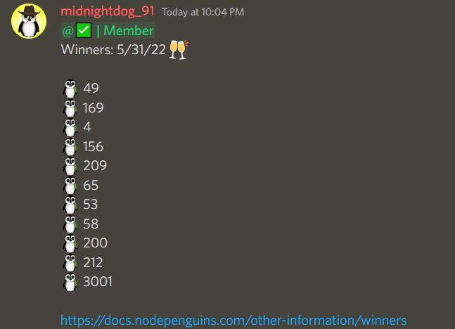 Node Penguins NFT tweet media