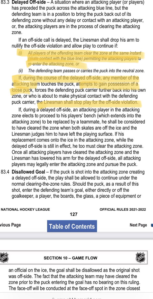 jlarter13's tweet photo. @FriedgeHNIC Can someone actually explain how this was not offside based on the language in the rules? https://t.co/sBiQo0fZHr