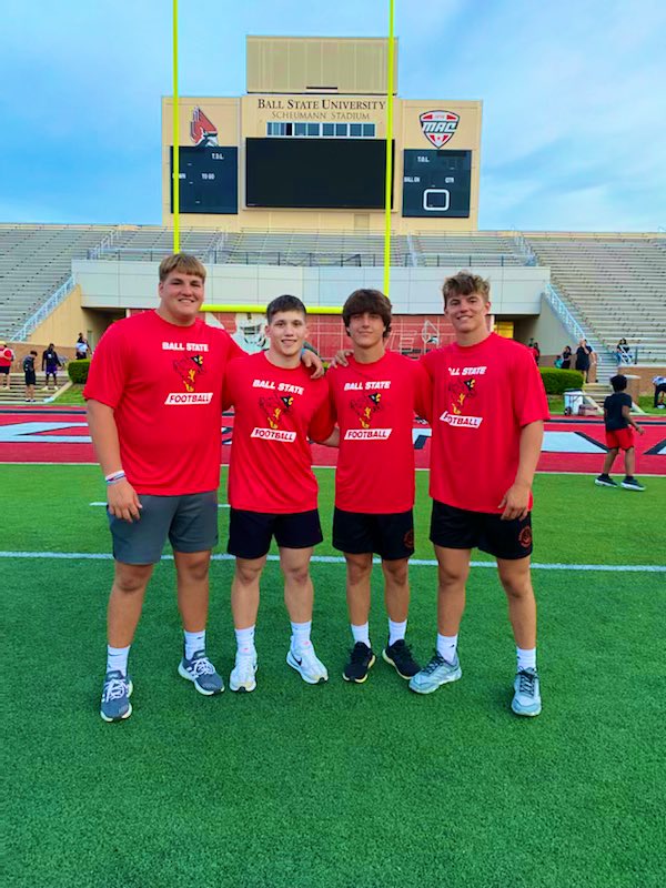 wurm_zachary's tweet photo. Had a great day at Ball State football camp, special thanks to all the coaches.                     
@BallStateFB @BSUFBRecruiting @CoachJohnson64 @BSUCoachNeu @CoachMckenzie95 https://t.co/sbStj6fyH9