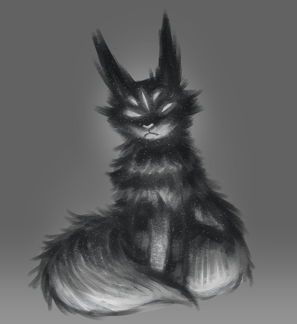 MintyBon's tweet photo. a lil warm up doodle of void ginger from #brimstoneandroses for .. a future thing 🐱⚡️🐍 https://t.co/kyLyyINWzo