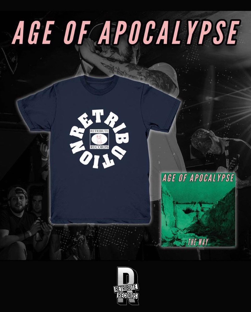 いよいよ本日先行予約🎆🎇締め切りとなるNYはハドソンバレー発AGE OF APOCALYPSEによるデビュー作の初CD化リリース💿NY北部の冷たいサウンドを凝縮させた音源にてThe Way+Demo 2019が収録🎚🎛シャツは二種類用意してありますので是非駆け込みよろしくお願い致します🏜retribution.ocnk.net/phone/product-…
