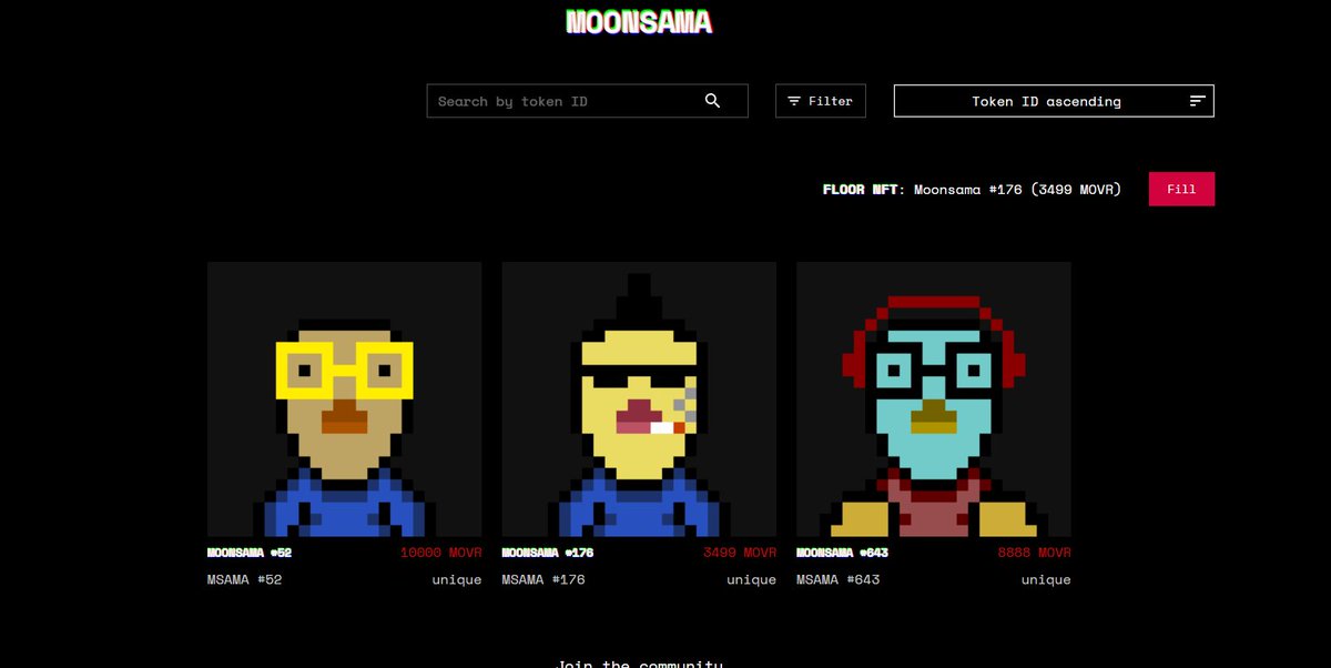 There's only 3 Moonsama NFTs listed for sale in the world right now, out of 1,000.

The $ETH eco hasn't even heard of <a href="/MoonsamaNFT/">Moonsama</a>

No deck, no institutions, no VCs, no exchanges, no roadmap, no bullshit. We just build.

The hidden gem of <a href="/Polkadot/">Polkadot</a> and it's only getting started.
