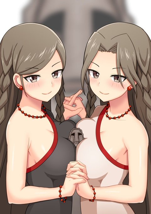 Moai yah Moai
naal ok zin los vahriin
wah dein vokul mahfaeraak ahst vaal
Ahrk fin norok paal graan
fod nust hon zindro zaan
Dovahkiin, fah hin kogaan mu draal
(「織瑪火蝦夷伝・五巻」モアイの子らより抜粋)

もっとこの二人出してっ!!
(ノシ 'ω')ノシ バンバン
#アリスギアお絵かき 