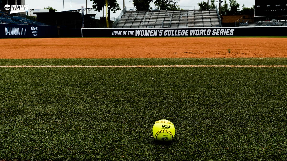 NCAASoftball's tweet photo. One day closer. 🥎

#WCWS https://t.co/w7dVwIpmLe