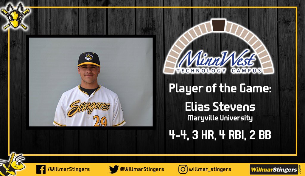 WillmarStingers's tweet photo. Here is your MinnWest Technology Campus Player of the Game! https://t.co/pEZuvYuRVy