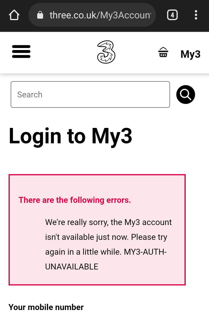 bsdtec's tweet image. Errrm @ThreeUK @ThreeUKSupport you&apos;re three app is also looping.  #makeitright