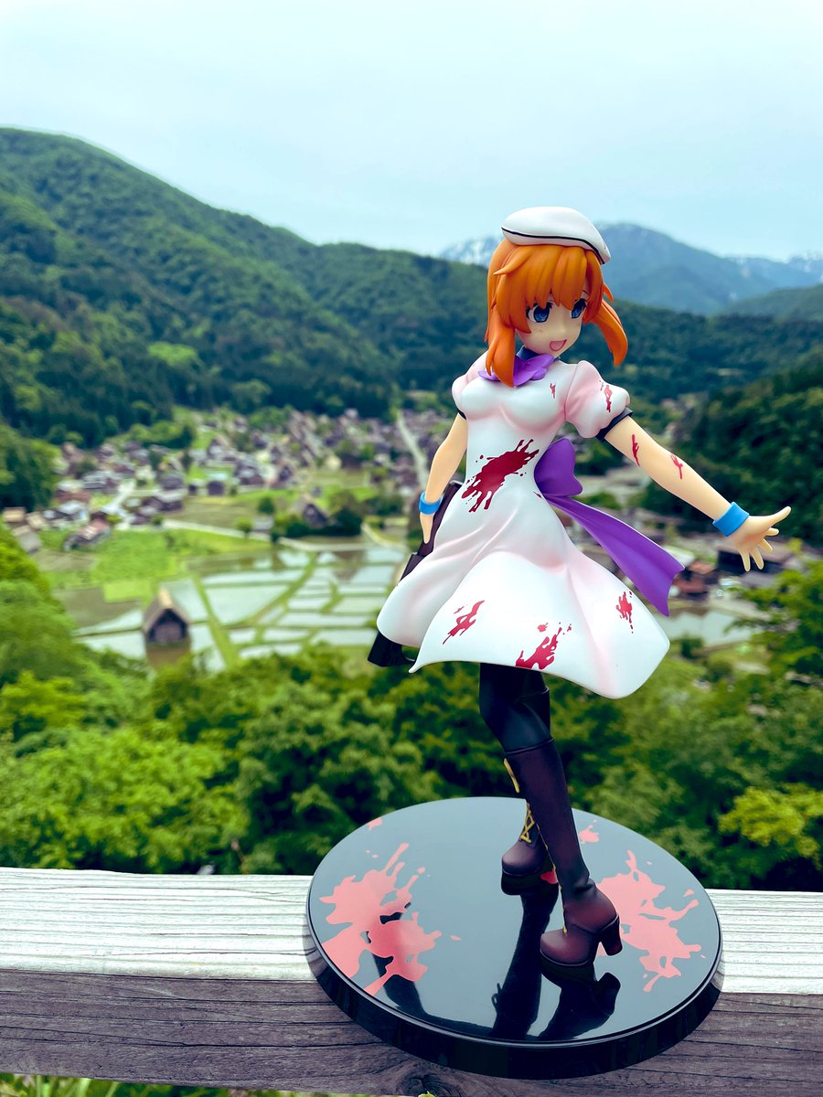 ひぐらしのなく頃に 白川郷天守閣限定 アクリルスタンド デカスタ 園崎魅音