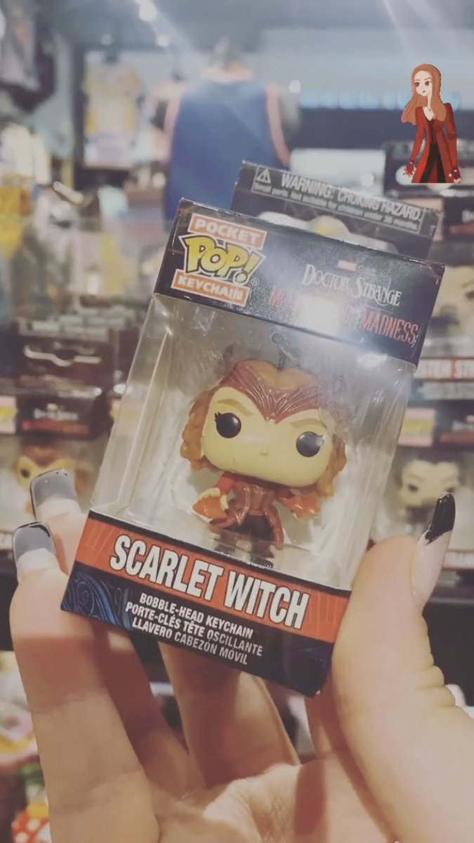 Scarlet Witch Pocket Pop Keychain is hitting Boxlunch stores!