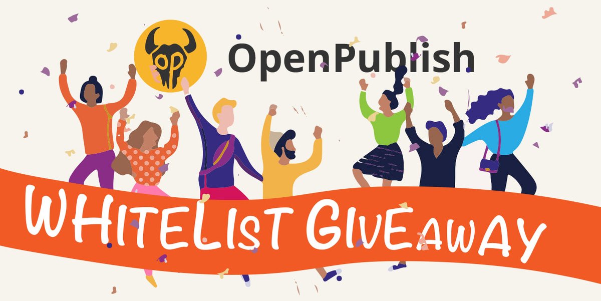 OpenPublishNFT's tweet image. Whitelist GIVEAWAY is about to start!
5 Winners a day for 15 days! June 1st - June 15th!
Whitelist special rewards on June 16:
1,1000 OPH (worth $1000) to 10 users, 100 OPH(100$) per user.
2,10 exclusive NFTs are given to 10 users. (1 for each user)
#NFTProject #NFT #Whitelist