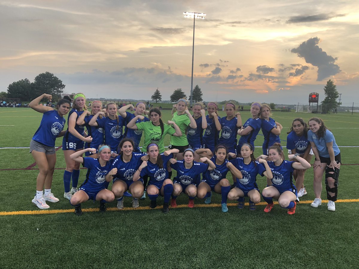 SockersU19's tweet photo. Very exciting and intense game today vs @FCU05GA. Fought till the end to get the 1-0 Win!! Thank you to @UIC_WSOC @MarquetteWSOC @RamblersWSOC @NUWSoccer @NIUWomensSoccer @DePaulWSOC for coming to watch us play!!!
Goals 
@eliza_luttrell (1) https://t.co/4vhnCl4zTH