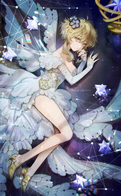 Abyssal Princess Lumine #原神 #Lumine https://t.co/hUwBGX7j2u 