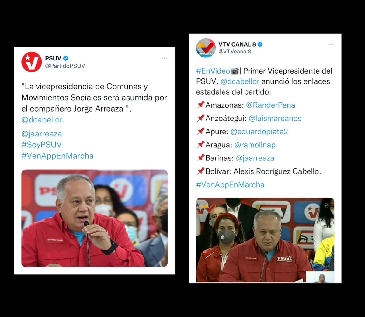 Muy honrado al recibir responsabilidades tan significantes para la Revolución Bolivariana en nuestro @PartidoPSUV ¡Barinas, tierra heroica del Comandante Chávez! Desde el Partido vamos a consolidar el Poder Popular con el método del Buen Gobierno del Presidente @NicolasMaduro