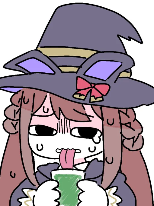 スイープちゃんビタージュース飲んで、、、 