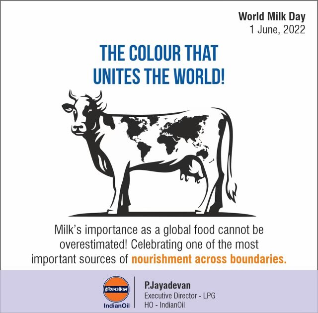 The Colour that Unites the World. Milk’s importance as a global food cannot be overestimated! Celebrating one of the most important sources of nourishment across boundaries. #World Milk Day