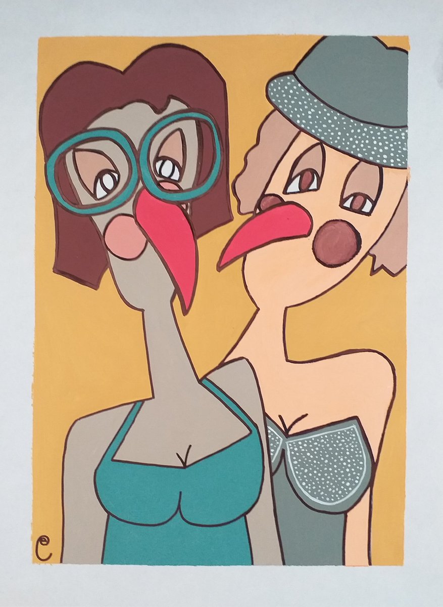 evapintura's tweet photo. Regreso de las cotorras. Preparadas para el verano 

Acrilico sobre papel 30x40cm

#acrylic #paper #color #cotorras #art #handmade #painting https://t.co/87VCzu25b1