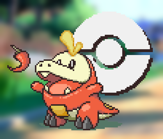 Batdogduke's tweet photo. It's dangerous to go alone, take this spicy little boi! 
#Pokemon 
#Gen9Starters 
#PokemonPresents https://t.co/1MEigdLOlU