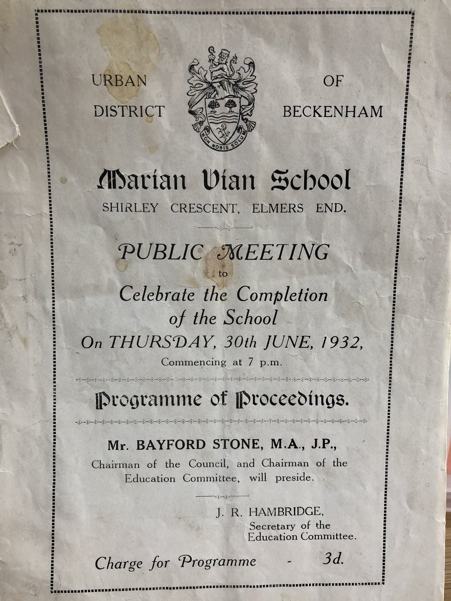 mvprimaryschool's tweet photo. Happy Birthday MV.🎉🎉🎉Later in June 1932 an official celebration took place. (Original invite pictured) #90th #MVhistory https://t.co/bK9PJChaaP