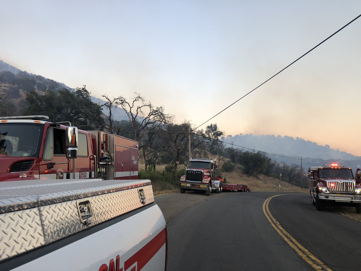 calfireSCU's tweet photo. CAL FIRE Santa Clara Unit assisting our partners in @napacountyfire with five fire engines and two firefighter handcrews for the #OldFire. @CALFIREBEU moved up to cover our stations while ensuring our residents stay safe. #teamwork #FireYear https://t.co/qWy86wHaQL