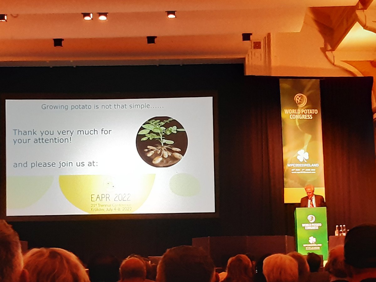 Paul Struik inviting to #eapr2022 conference eapr2020.pl/gb/
Kraków, Poland, 4-8th July 2022
🥔🥔🥔
#WPC2022Ireland