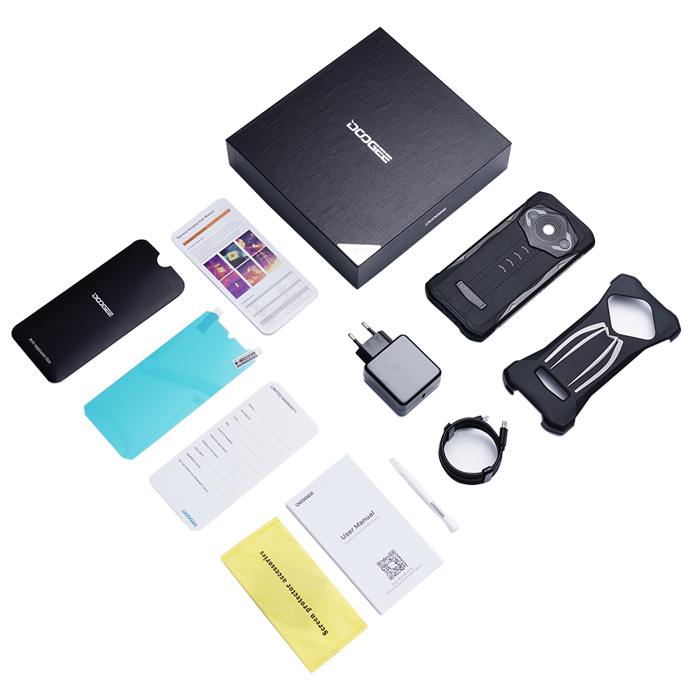 DOOGEE_official's tweet photo. Check out the package content of the Doogee S98 Pro💪. High-resolution InfiRay® thermal imaging camera | Ultra clear 20MP infrared night vision camera | 48MP Sony® main camera | MediaTek Helio G96 | 8GB+256GB Memory | Android 12. #DoogeeS98Pro🛒Add cart: https://t.co/1ivoGvtaU6 https://t.co/qAd5dxlY7Z