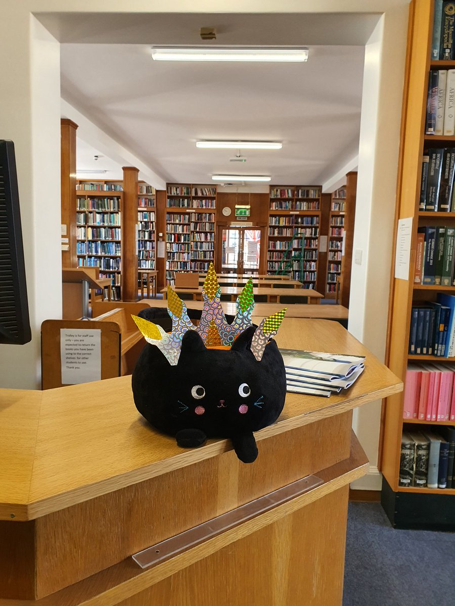 It's going to be a very special day here in the Geography Library. A purrfectly royal occasion, in fact 👑👑👑