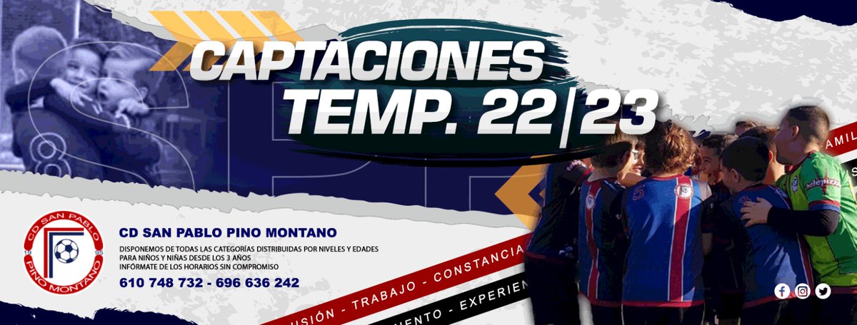 Abrimos las captaciones de cara a la próxima temporada!!

Todas las edades, todos los niveles. Llámanos e infórmate de los horarios!

610 748 732
696 636 242

#unBARRIOporBANDERA