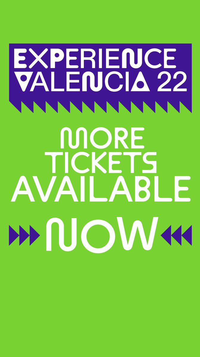 More tickets available NOW: experiencevalenciafest.com @WDCValencia2022 #signatureevent #wdcvalencia2022 #experiencevalencia22