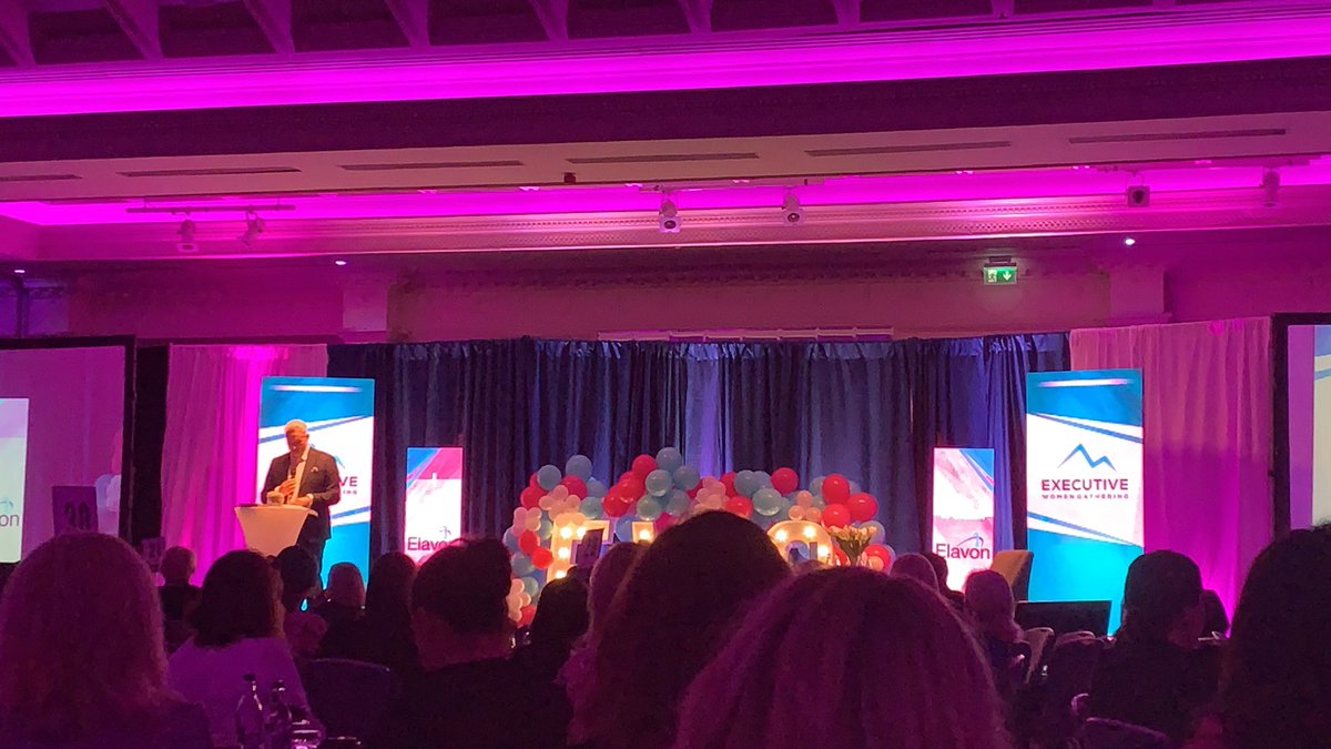 Hello ladies at <a href="/executivewoman_/">Executive Woman</a>  conference! Delighted to be here - my first conference since the pandemic! Time to get out there again and meet amazing women 💪🏻