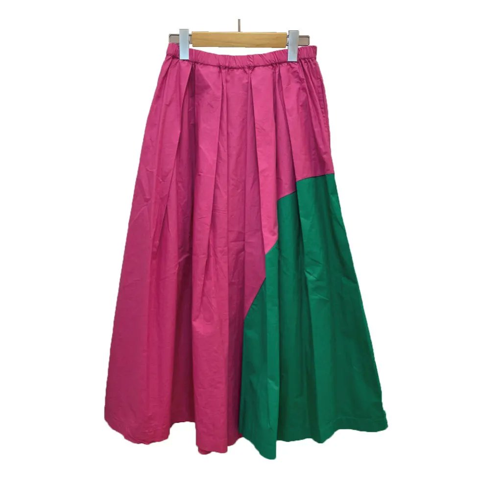 evoluir2002's tweet image. 『#GOZENCHU』
 [(　)#街のおはなし]
□#top＿*funfunアシメシャツ/pink
□#skirt＿*circle skirt/pink+grn
□#bag＿*Once More_ポシェット/lime
#evoluir #金沢市 #静岡市 #shirt #skirt #ポシェット #colorful #fun #dailywear #カジュアル #alternative #outfit #fashion