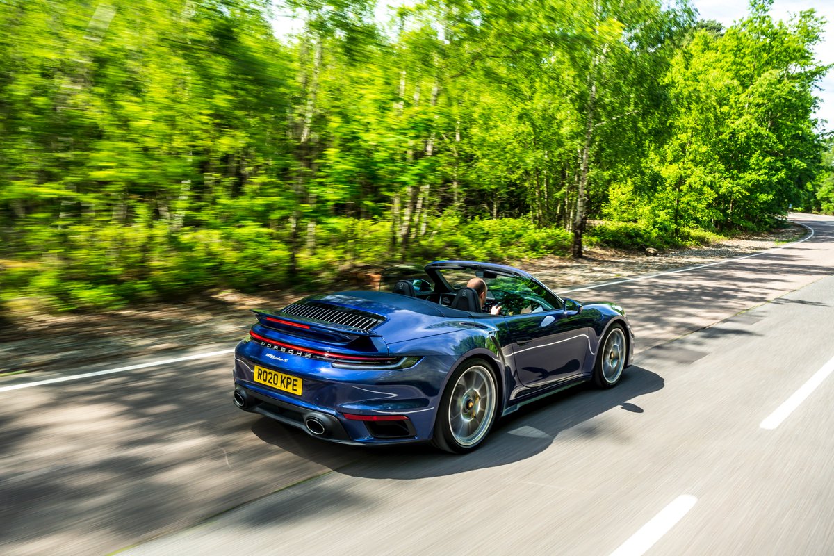 PorscheGB's tweet photo. Power and precision. Roof up or down. The #911TurboS cabriolet. https://t.co/evaNLpLrwF