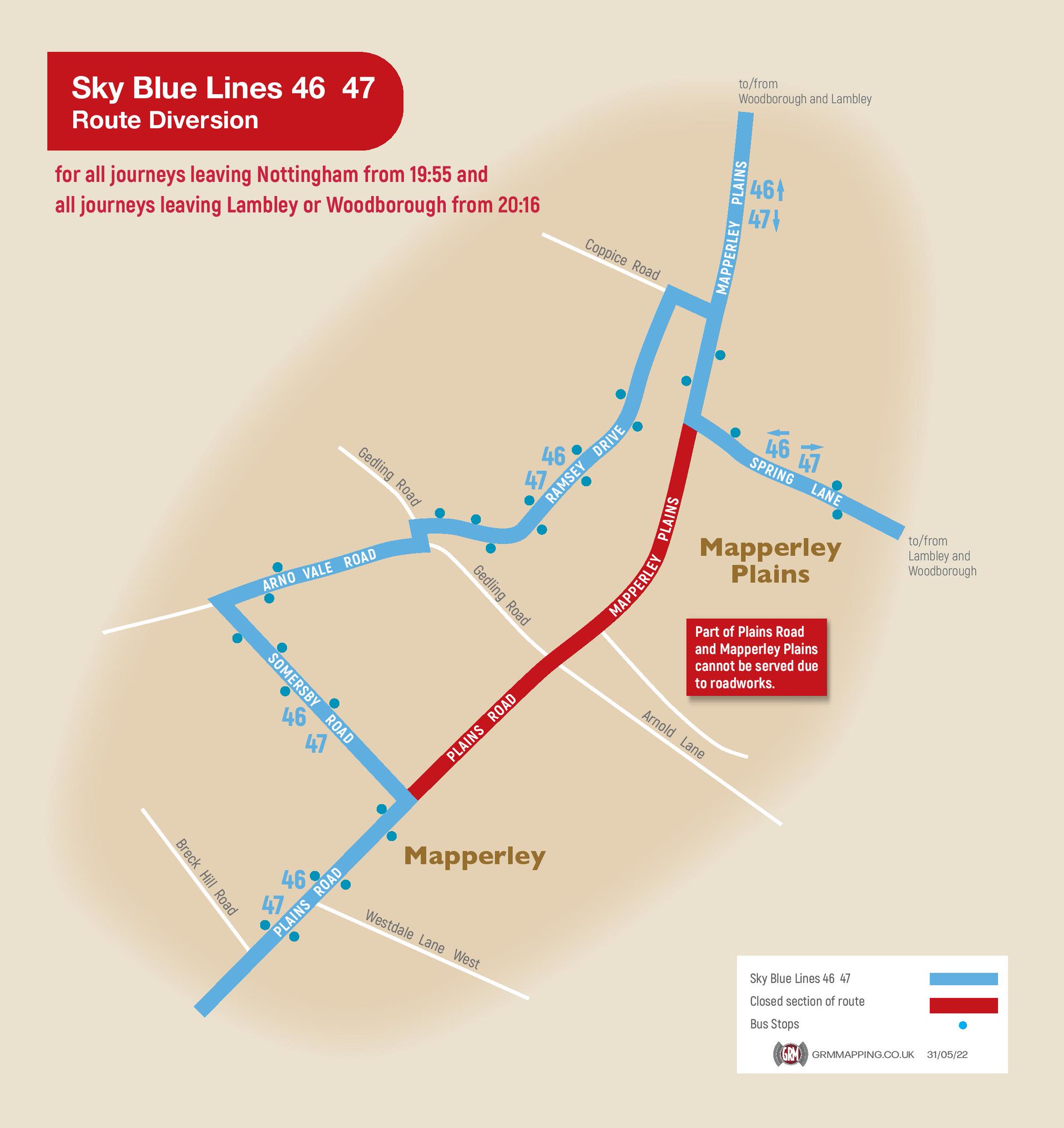 Nottingham City Transport on Twitter "From Monday 6th June 2022 until