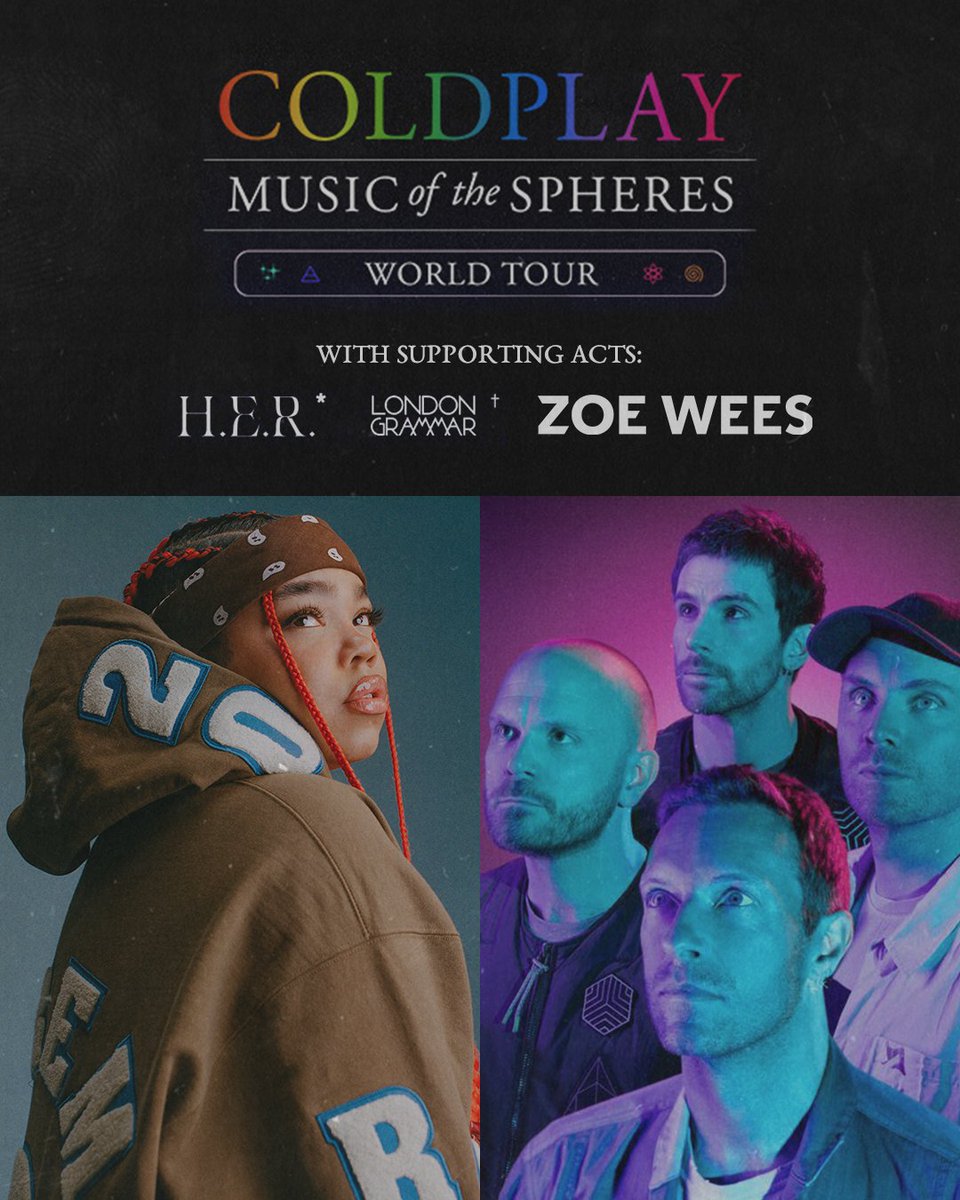 ZoeWeesOfficial's tweet image. i'm HONOURED to announce i'll be supporting the legendary @coldplay at their sold out Berlin Olympic Stadium shows on the 10th &amp;amp; 12th July!!! i hope to see you there guysss! 🙏🏽💜