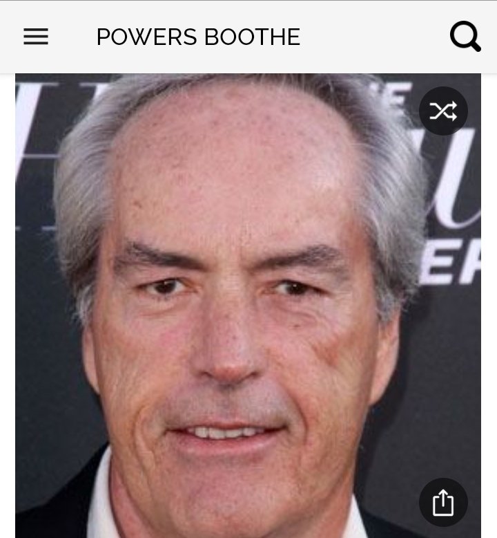 Happy birthday to this great actor.  Happy birthday to Powers Boothe 
