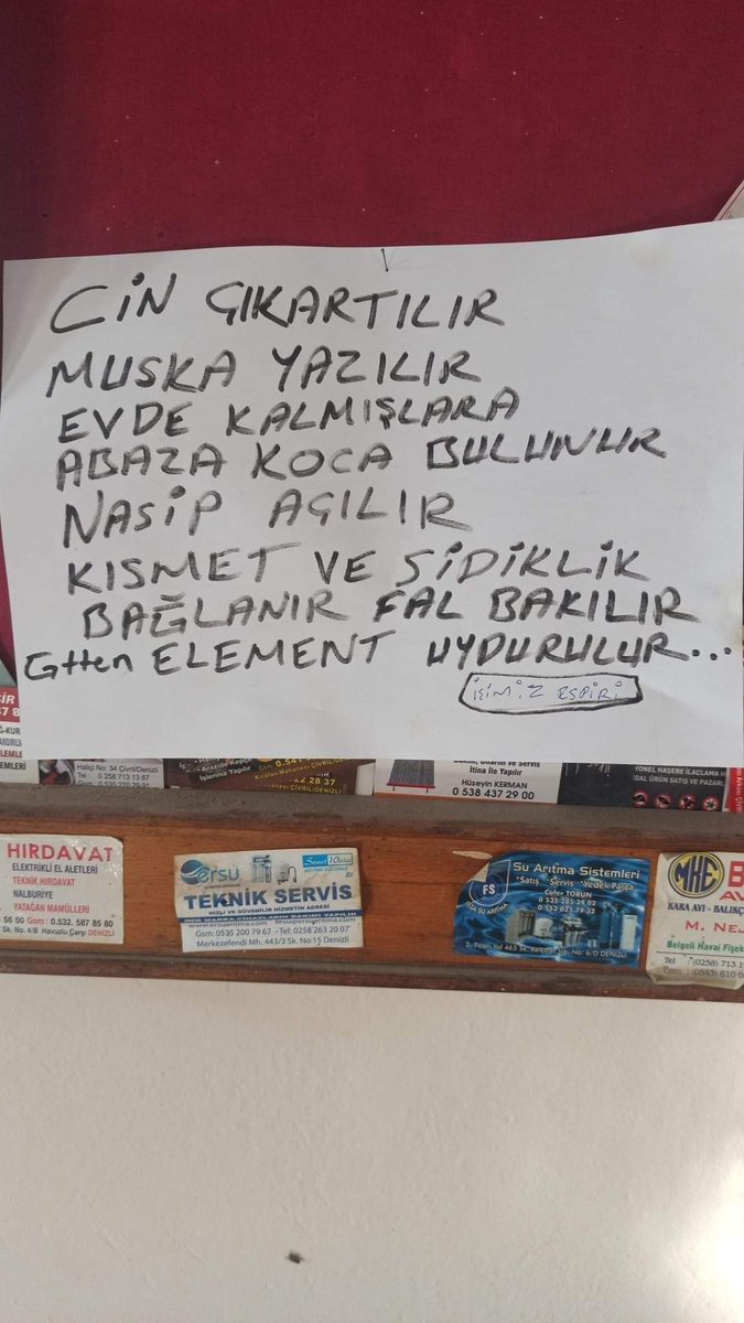 zikmeden cin çıkartılır fal bakılır #sahilde