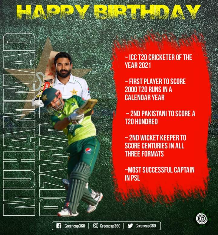 ZahidBukhari125's tweet photo. Happy birthday
Superman of Cricket
#Muhammad_RizWan https://t.co/hBtPjKtlSD