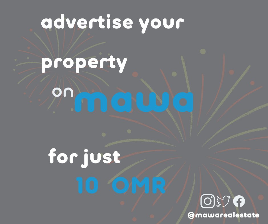 mawarealestate's tweet photo. التسويق لعقارك صار اسهل بكثير..
اعرض عقارك معنا الآن بأقل الاسعار

مأوى، المنصة العقارية الرائدة في عمان
#سلطنة_عمان #عقارات https://t.co/u1AH4uiVCz