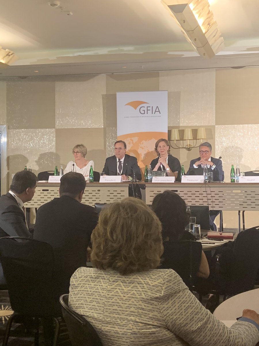 Delighted to be attending my first post covid in person business conference <a href="/InsuranceEurope/">Insurance Europe</a> <a href="/GFIAinsurance/">GFIA</a> in picturesque Prague. Good to be with <a href="/ABI_Comms/">ABI_Comms</a> as part of UK membership.