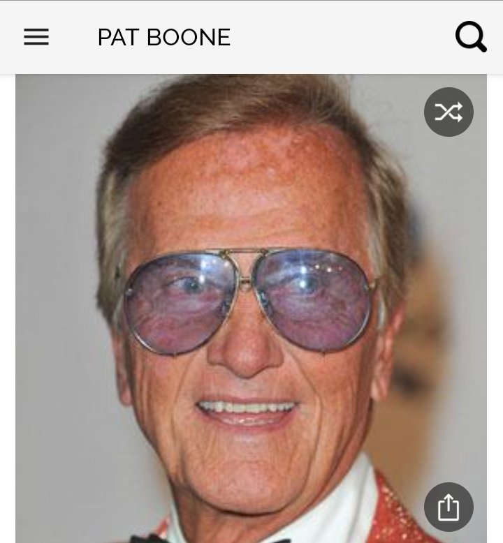 Happy birthday to this iconic singer.  Happy birthday to Pat Boone 