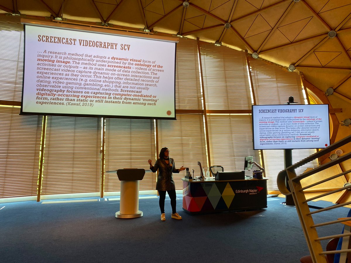 How do we capture the stream of experiences in the metaverse? Capturing dynamic experiences via the dynamic multi-modality of screencast videography <a href="/DrFatemaKawaf/">Fatema Kawaf</a> #VMENapier #screencastvideography #SCV