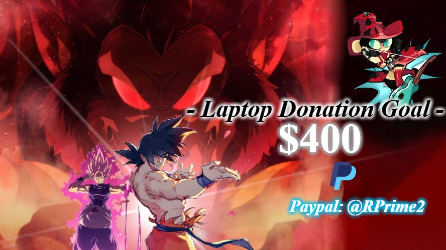 mmk, so my current donation goal is on getting this Laptop secured so I can step up the rate of my dealings towards gaming, streaming, content.

Donations are already scarce so its just 1 step at a time. RTs appreciated 
paypal.me/RPrime2?countr… 

#FGC #SupportSmallStreamers