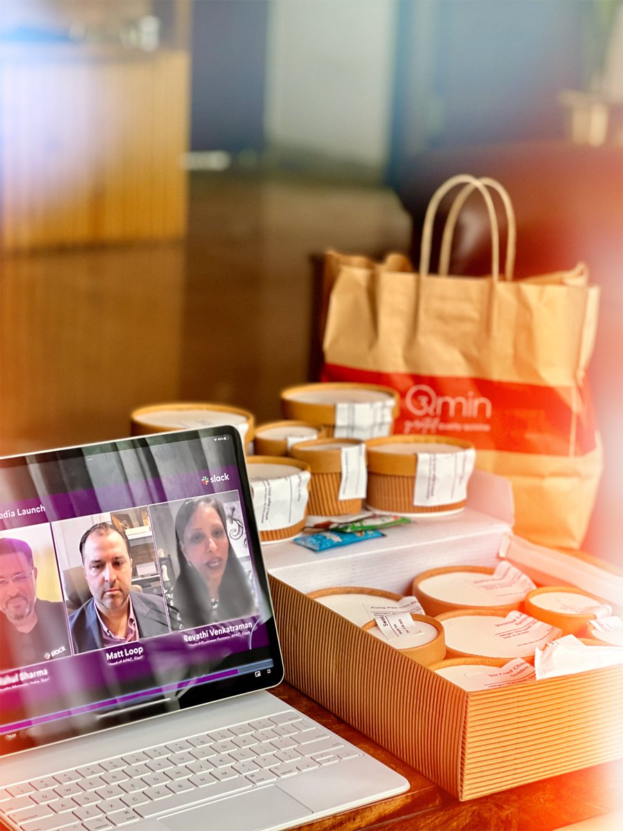 nikhilchawla's tweet photo. Online Launch, Offline Lunch! 

@SlackHQ launches in India; announces mission to help Indian companies embrace a digital-first approach to the workplace.

I’ve been a user of #SlackHQ since they first launched globally. How many of you use #Slack? 

#SlackInIndia #DigitalHQ https://t.co/a8jboREz4H