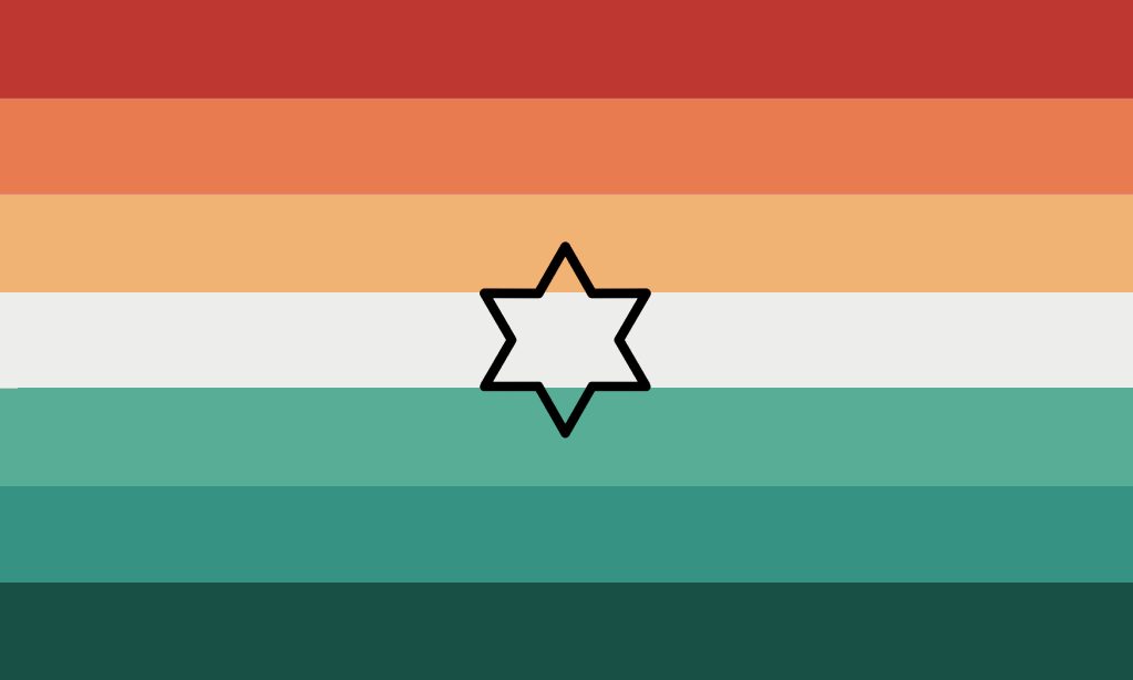 intersexlesbian's tweet photo. tumtum טומטום lesbian flag !! ✡︎☿

for tumtum lesbians ^_^
tumtum טומטום is a term that appears in jewish rabbinic literature, a person whose sex is unknown because their genitalia is unrecognizable

intersex and jewish exclusive

#lesbitwt #intersextwt #flagtwt #pridemonth https://t.co/6nKJ5nMRwC