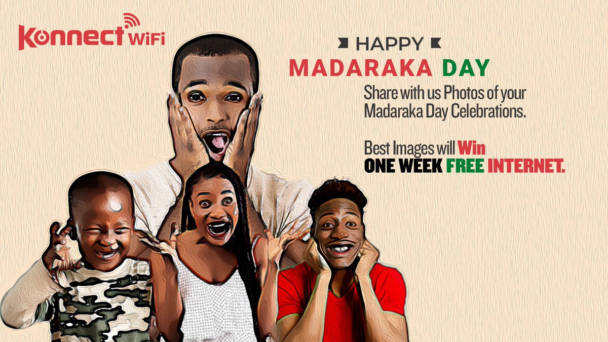 KonnectInternet's tweet photo. Share with us your best image of 2022 Madaraka Day and stand a chance to win one week of free Konnect Internet. Drop them in the comment sections 👇 and winners will be selected
#madarakaday2022  #photooftheday #inspiration #kenya #kenyanphotography https://t.co/Mf81Zy3e2b