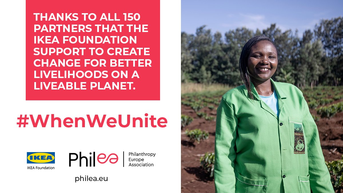 To achieve a better world, we need greater collaboration. 

We are proud to support @philea_eu’s #WhenWeUnite campaign. 
We’re committed to learning and sharing knowledge to get incomes up and carbon down. 

Join the movement and tell us what philanthropy means to you!