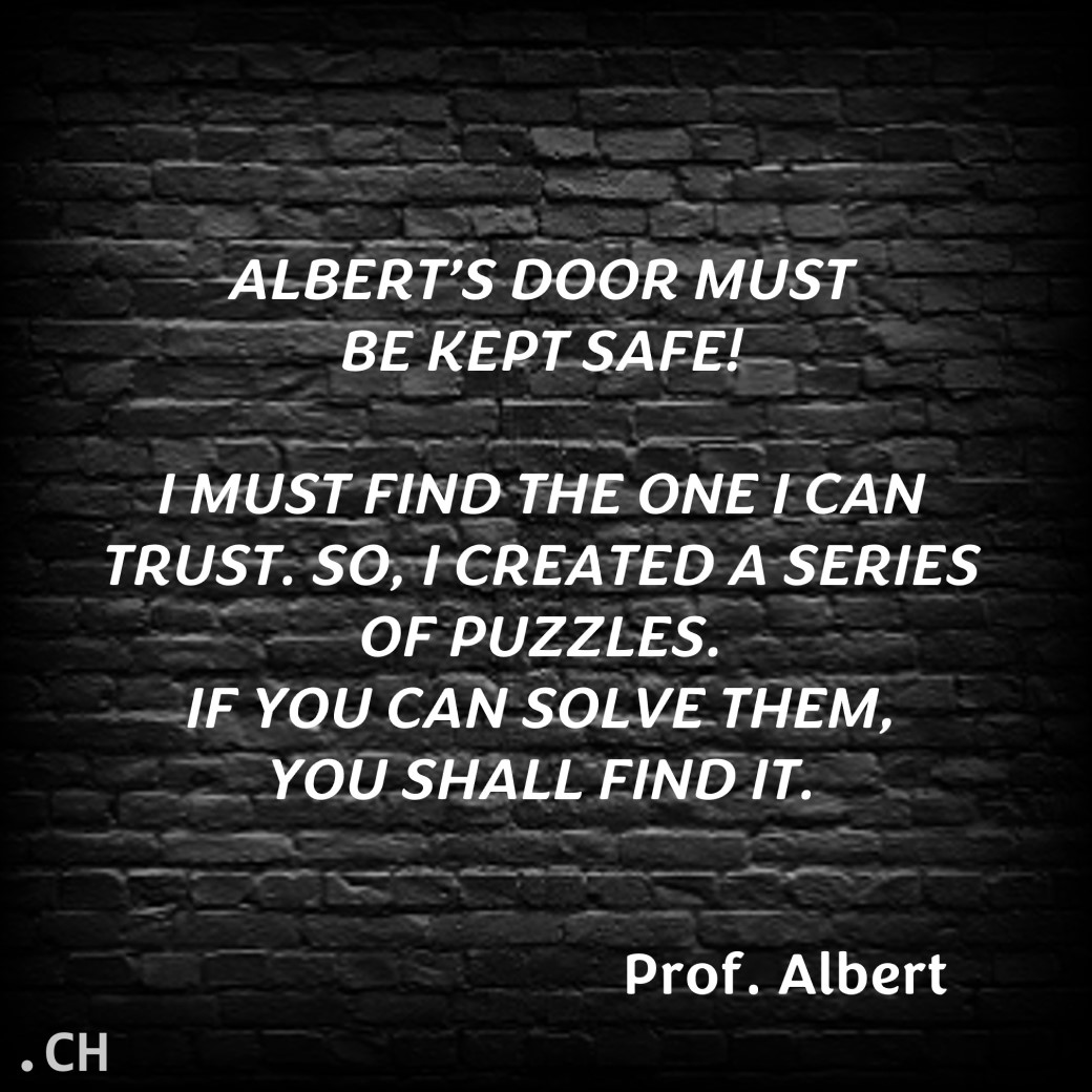 The new Sato Code Escape Game “Albert’s Key” is ready and  waiting for you! The testing phase has revealed a game that contains just the right dose of challenge. But if you are up for an extra challenge, find the secret message in this post. The first 10 will get a free ticket 😉