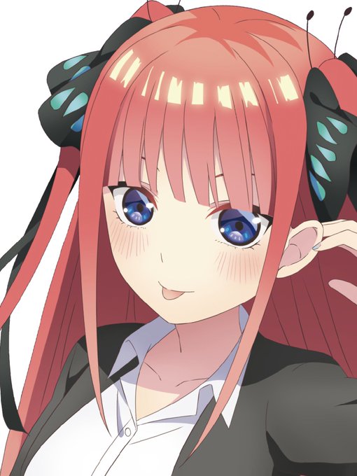⛩アクア🐰あやな公国民🍑さんがTwitterに投稿した中野二乃(五等分の花嫁)のイラスト。