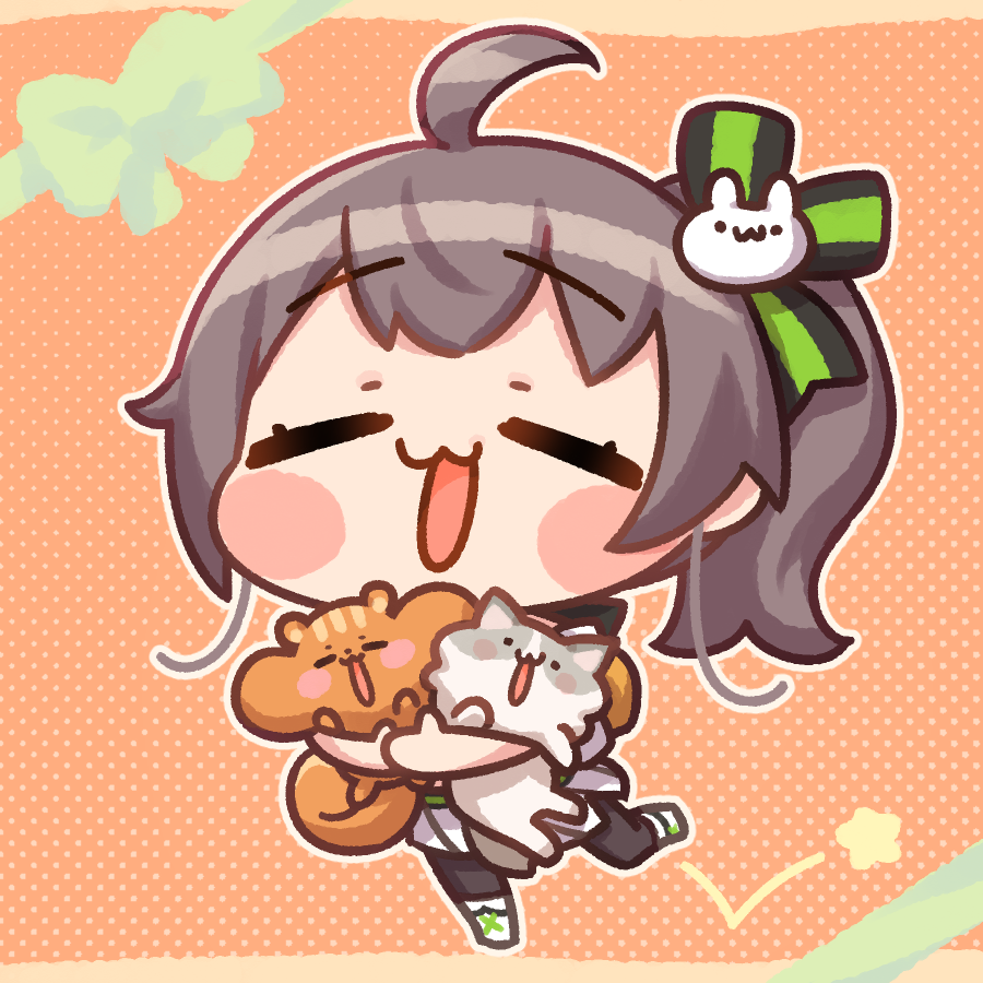 夏色まつり 「まつりちゃん4周年おめでとー!✨(*ˊᗜˋ*)
#祭絵 」|ぱんじゃむのなめ ＠ホロクル G-05のイラスト