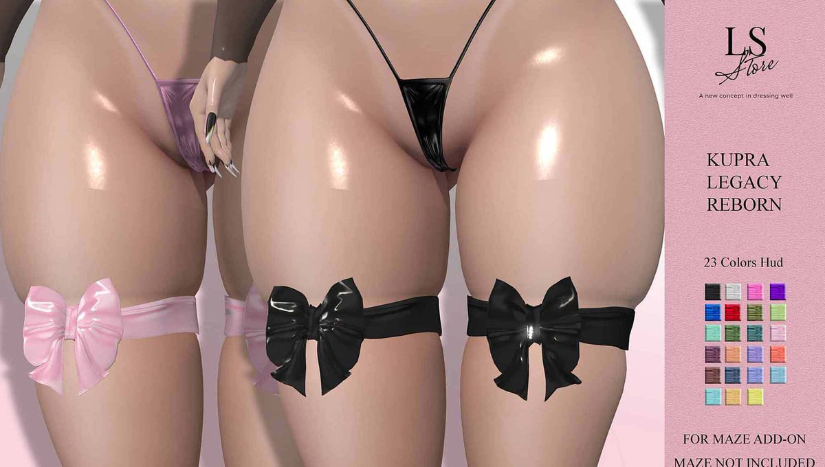 MediaSL1's tweet photo. LS STORE. THIGH GARTER FOR MAZE 01 – NEW
✔️ #SecondLife ✔️ #MediaSl ✔️ #SL
⭐ join https://t.co/AaO41oZ8bz Discord: https://t.co/S8R6esljwl

 #bestsecondlife #LSSTORE #NewSL #Secondlife #secondlifefashion #SL #slblogging

https://t.co/jUI6xLFERf https://t.co/q0E8IyJf1P